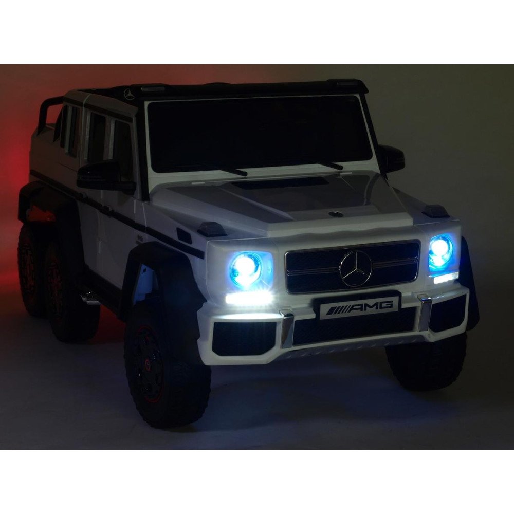 Детский двухместный электромобиль Mercedes Benz G63 6x6 4WD - ABL1801-BLACK-PAINT
