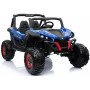 Двухместный полноприводный электромобиль Blue Spider UTV-MX Buggy 12V MP4 - XMX603-BLUE-PAINT-MP4