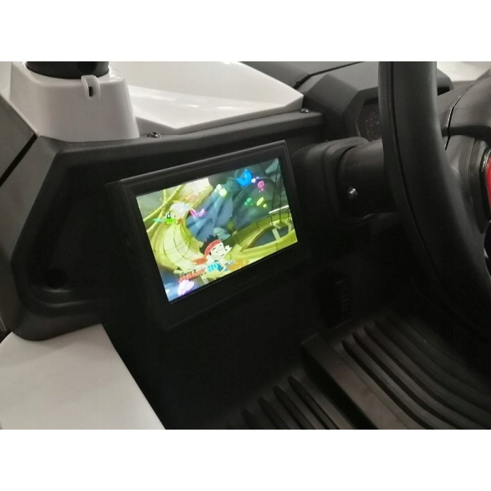 Двухместный полноприводный электромобиль Camouflage UTV-MX Buggy 12V MP4 - XMX603-GREEN-PAINT-MP4