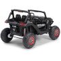 Двухместный электромобиль багги Black Carbon UTV-MX Buggy 12V MP4 - XMX603-BLACK-PAINT-MP4