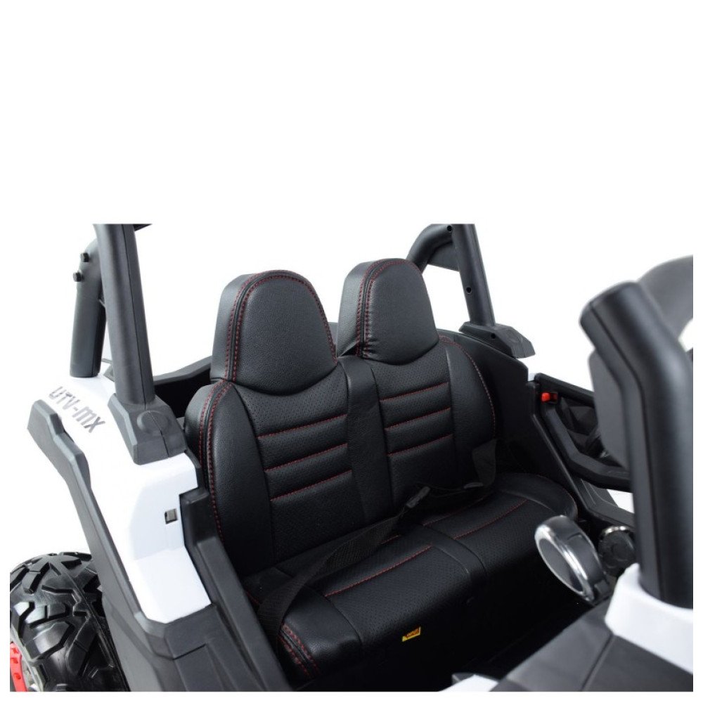 Двухместный электромобиль багги Black Carbon UTV-MX Buggy 12V MP4 - XMX603-BLACK-PAINT-MP4