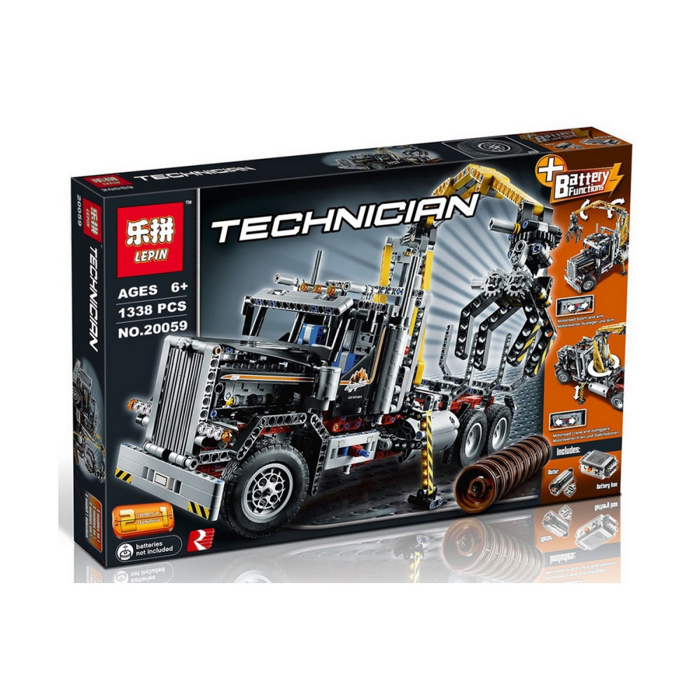 Конструктор Lepin 20059 Грузовой Лесопогрузчик - Technic 9397