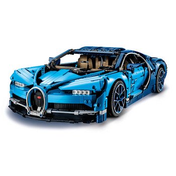 Конструктор Lepin 20086 Bugatti Chiron (синий) - Technic 42083