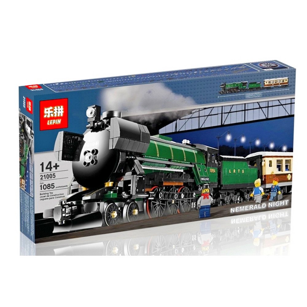 Конструктор Lepin 21005 Поезд Изумрудная ночь - Technic 10194