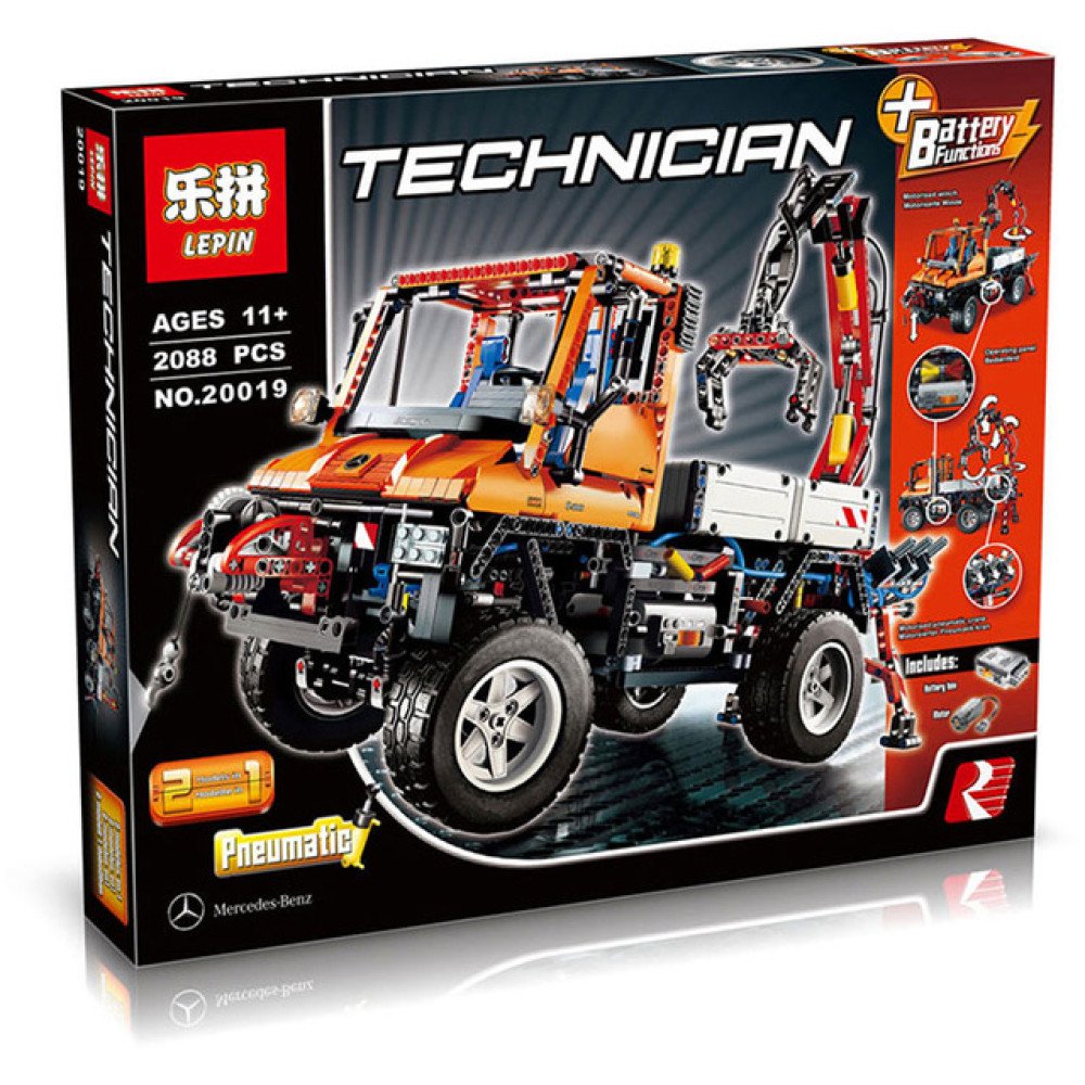 Конструктор Lepin 20019 Mercedes-Benz Unimog U400 - Technic 8110