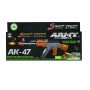 Автомат АК-47 механический 2в1 резиновые и мягкие пули - SY009A