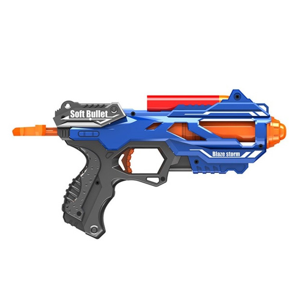 Бластер ''BlazeStorm'' механический с мягкими МЕГАпулями - ZC7108