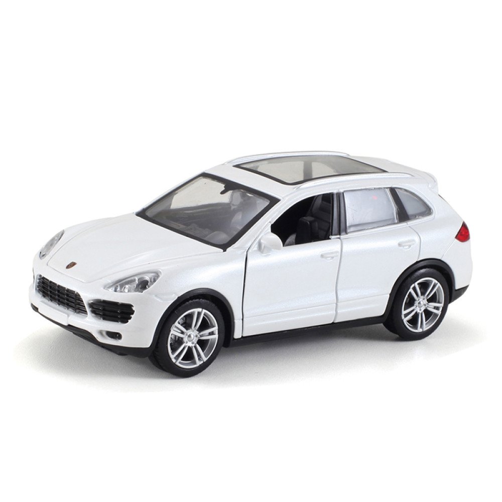 Металлическая модель Porsche Cayenne White (музыка, свет, инерция) 1:32 - 25058С