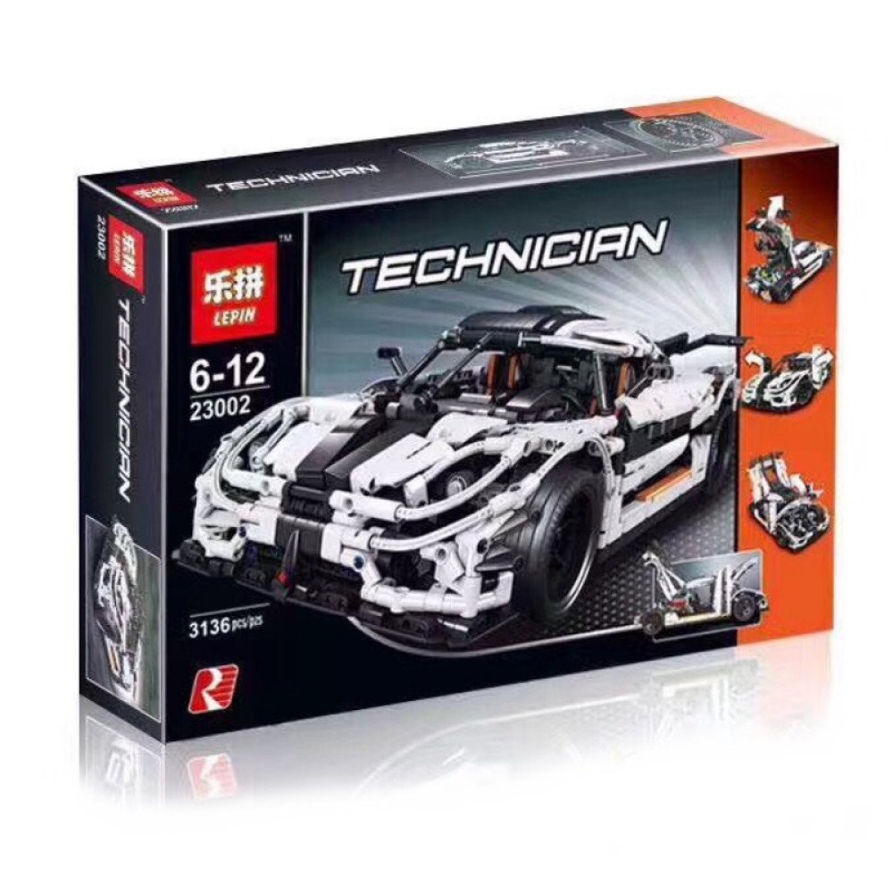 Конструктор Lepin Technics 23002 Супер-кар Кенигсегг - Technic 4789