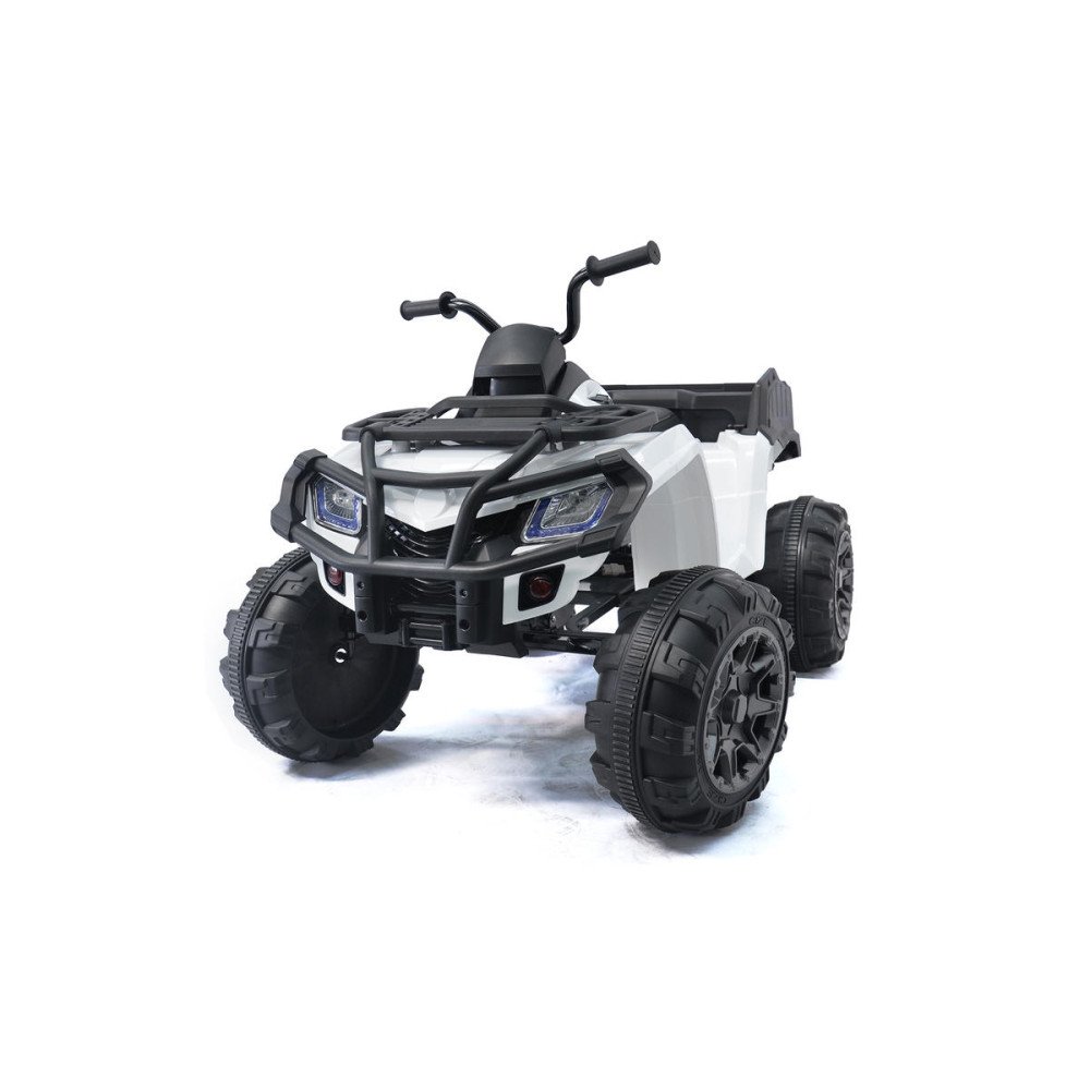 Детский полноприводный квадроцикл Grizzly Next White 4WD с пультом управления 2.4G - BDM0909