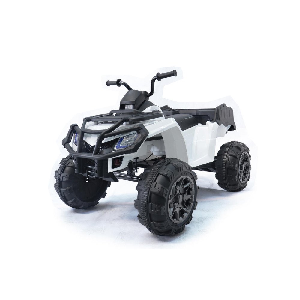 Детский полноприводный квадроцикл Grizzly Next White 4WD с пультом управления 2.4G - BDM0909