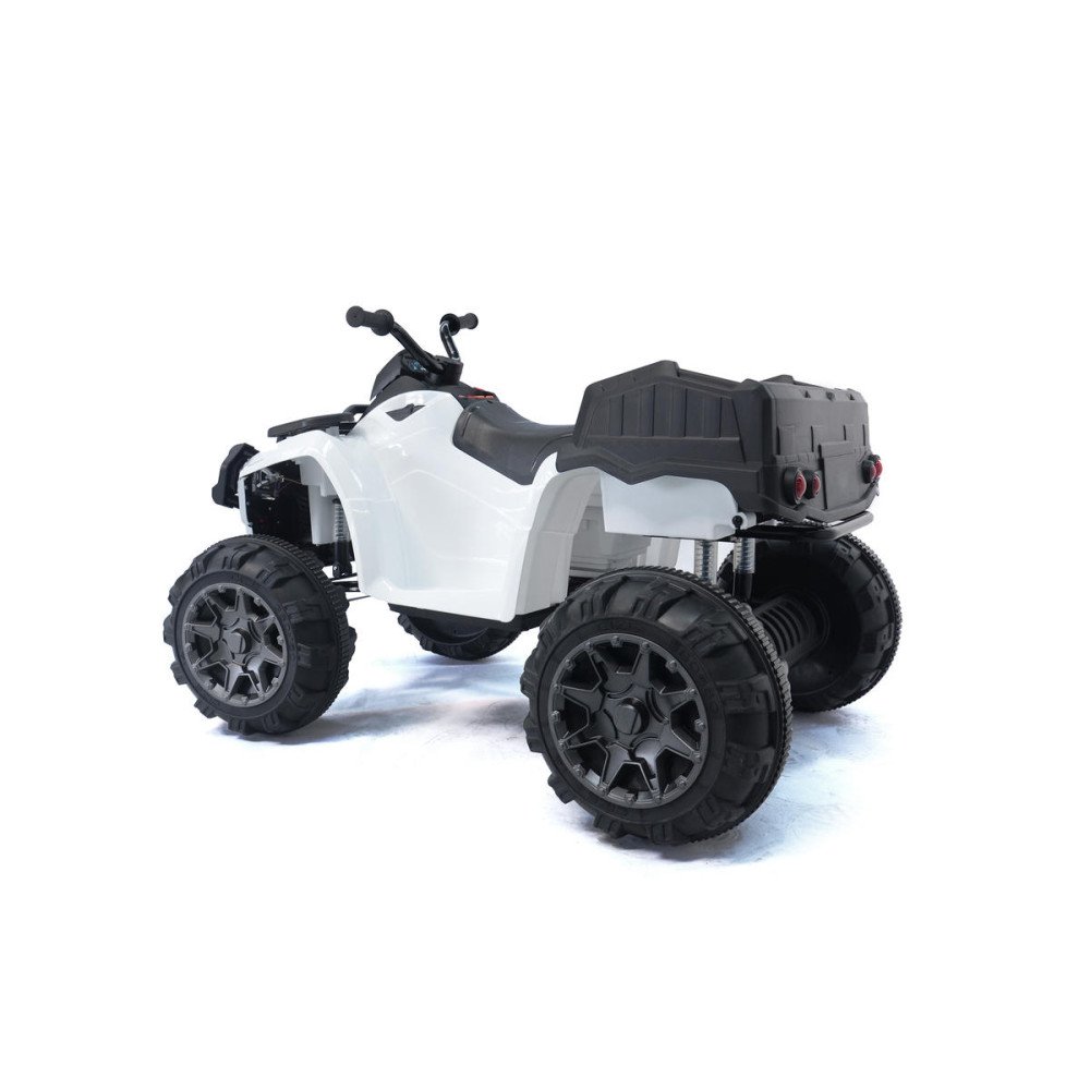 Детский полноприводный квадроцикл Grizzly Next White 4WD с пультом управления 2.4G - BDM0909