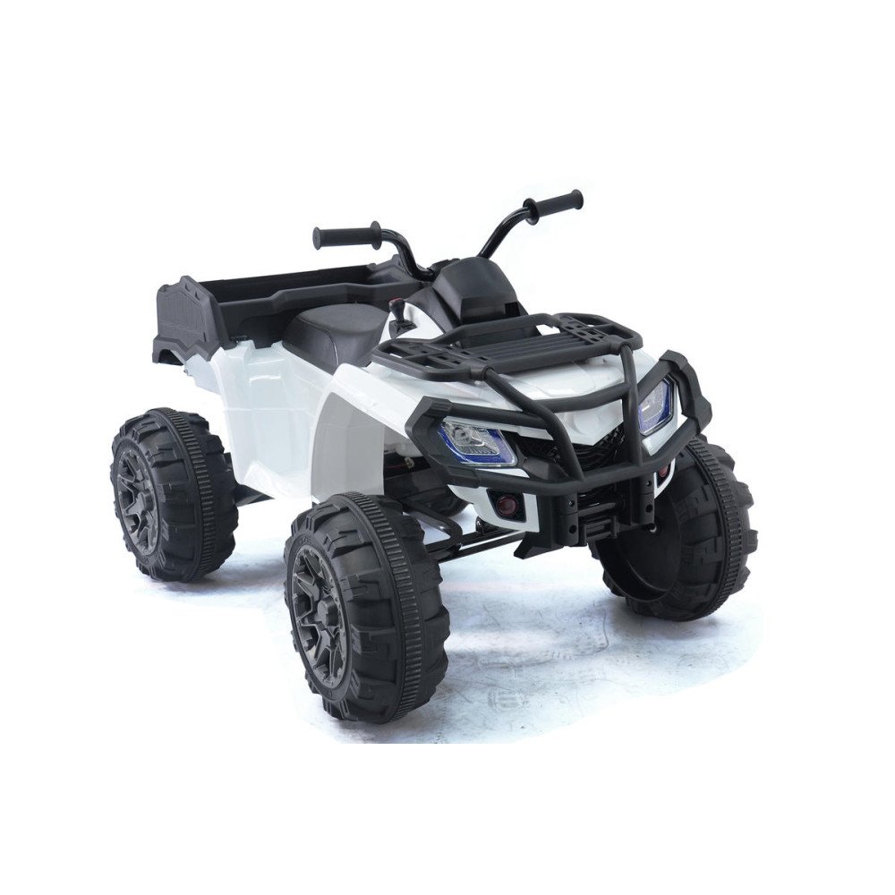 Детский полноприводный квадроцикл Grizzly Next White 4WD с пультом управления 2.4G - BDM0909