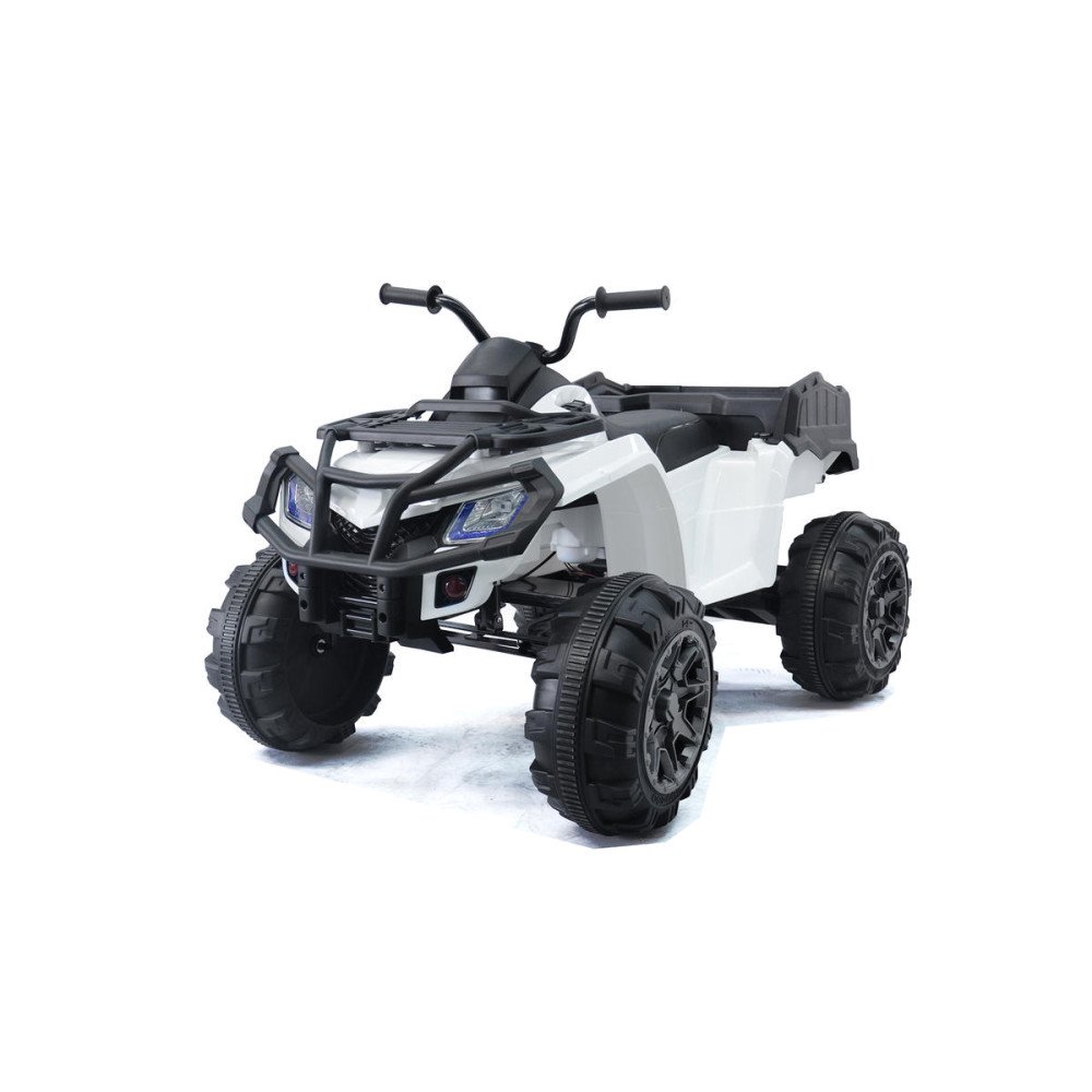 Детский полноприводный квадроцикл Grizzly Next White 4WD с пультом управления 2.4G - BDM0909