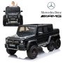Детский шестиколесный электромобиль Merсedes-Benz G63 AMG Black 4WD - DMD-318-BLACK-PAINT