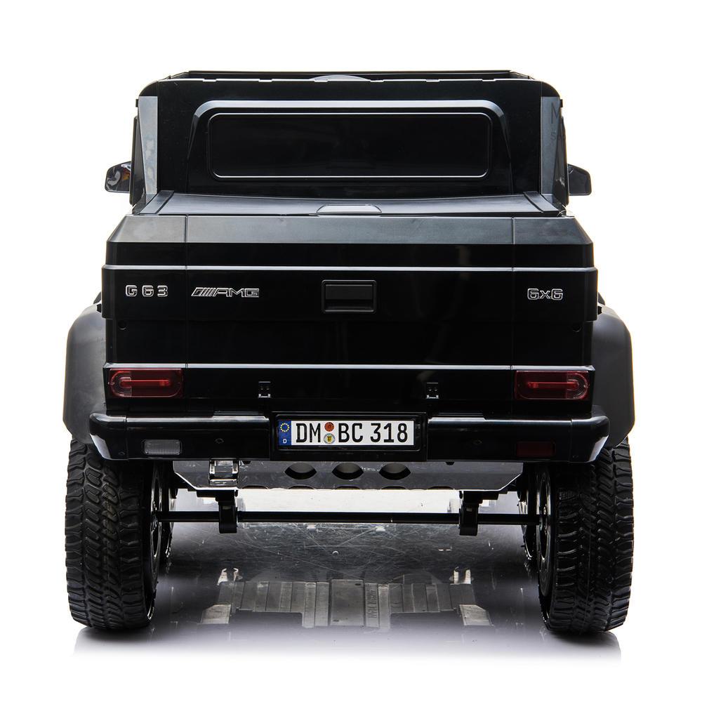 Детский шестиколесный электромобиль Merсedes-Benz G63 AMG Black 4WD - DMD-318-BLACK-PAINT