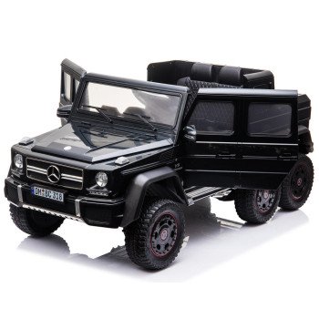 Детский шестиколесный электромобиль Merсedes-Benz G63 AMG Black 4WD - DMD-318-BLACK-PAINT
