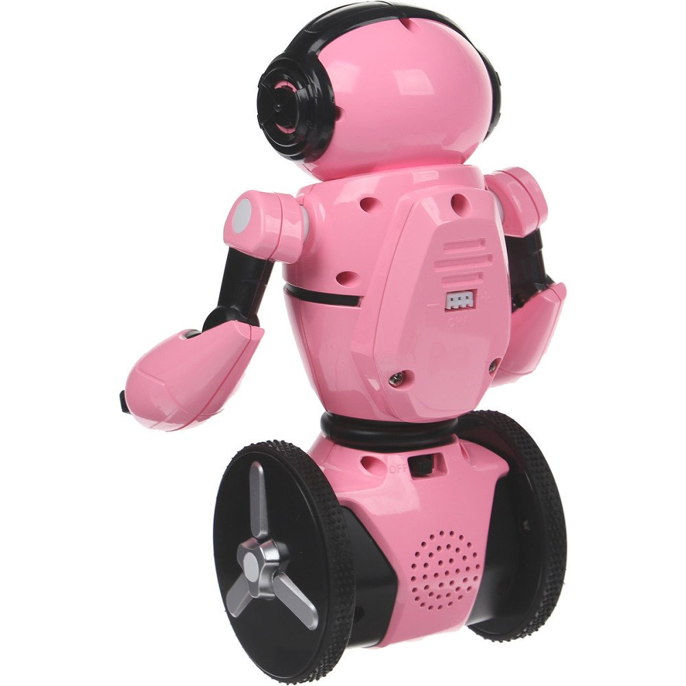 Розовый робот WL toys F4 c WiFi FPV камерой, управление через APP - WLT-F4-PINK