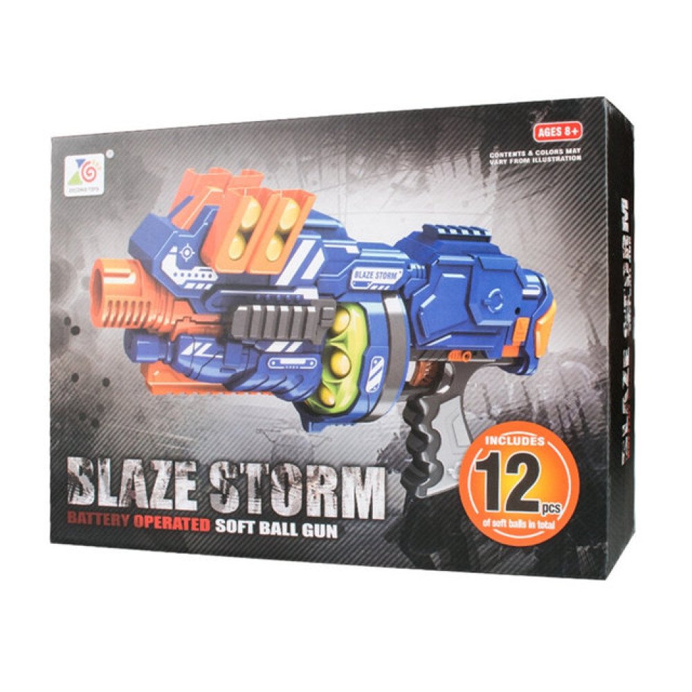 Автомат с мягкими пулями на батарейках BlazeStorm - ZC7087