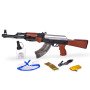 Автомат AK-47 с гелевыми пулями на аккумуляторе (2 режима стрельбы + лазер) - A47N