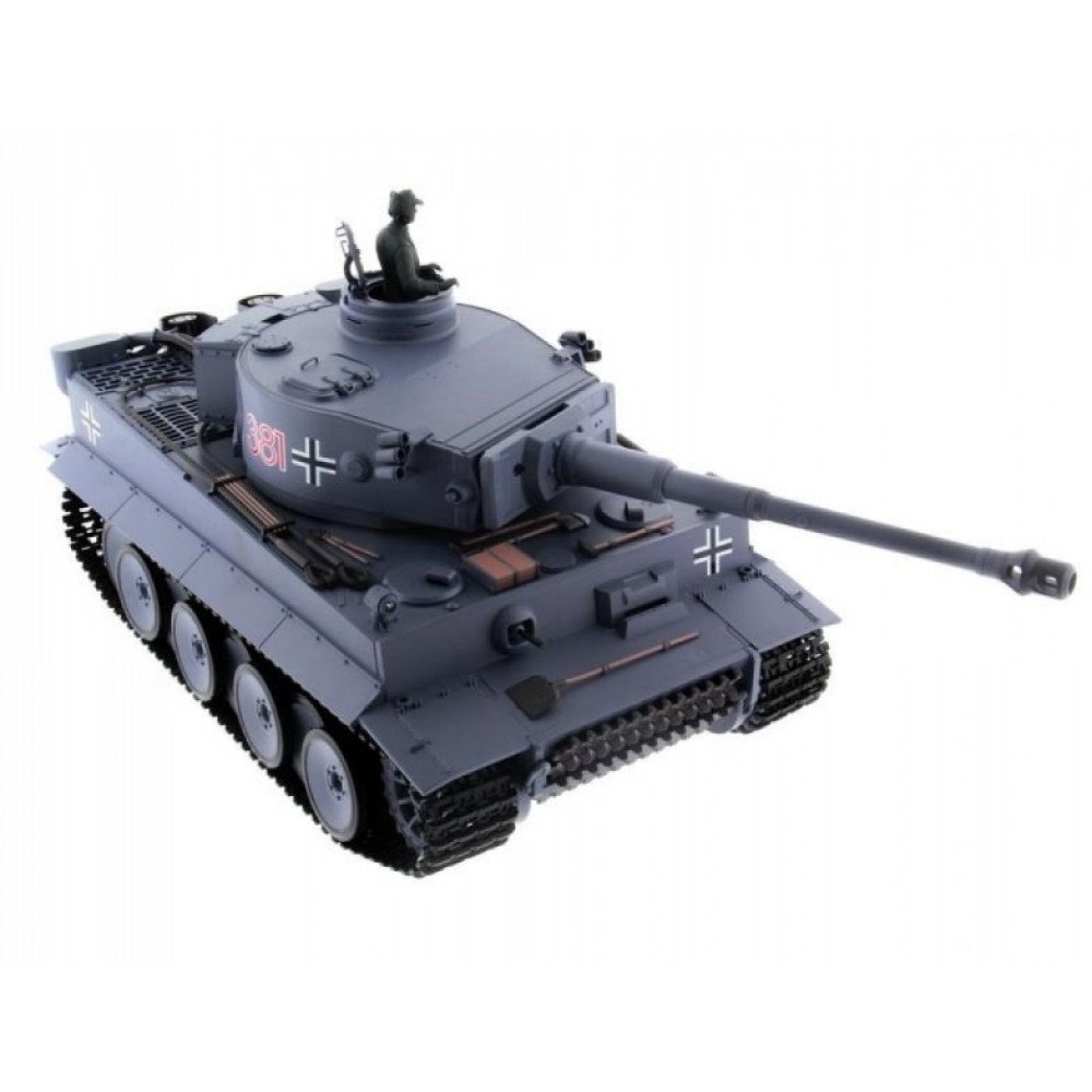 Радиоуправляемый танк Heng Long German Tiger 1:16 (ИК+Пневмо) 2.4G - 3818-1 V6.0