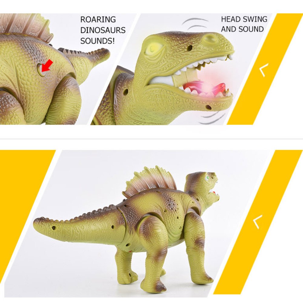 Радиоуправляемый динозавр - Диметродон (38 см, коричневый, свет, звук) - RUI-9983-BROWN