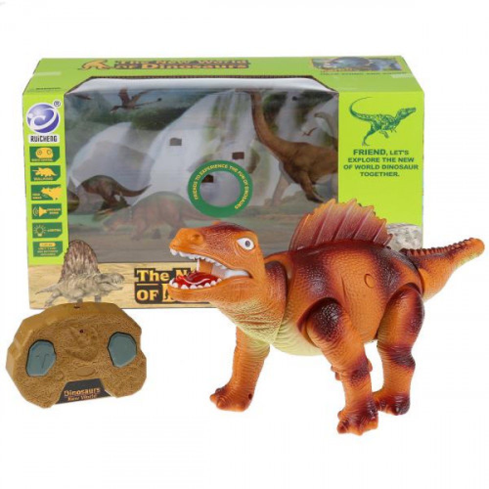 Радиоуправляемый динозавр - Диметродон (38 см, коричневый, свет, звук) - RUI-9983-BROWN