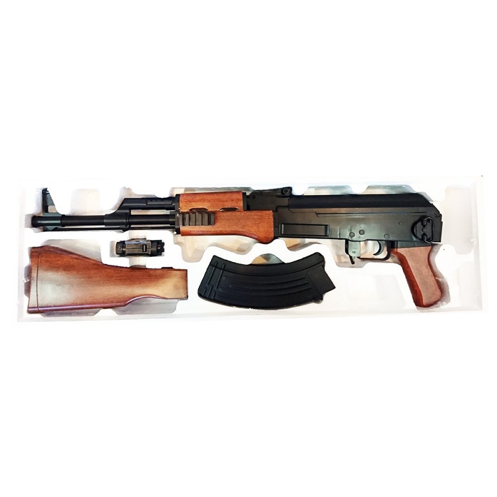 Автомат AK-47 с пружинным механизмом (88 см, пневматика) - 0808A