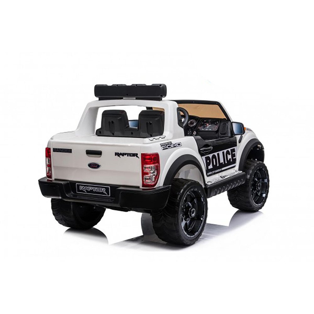 Электромобиль Ford Ranger Raptor Police с мигалками - DK-F150RP-WHITE