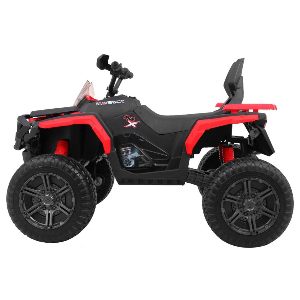 Детский квадроцикл Maverick ATV 12V 4WD - BBH-3588-4-RED, с поворотной ручкой газа