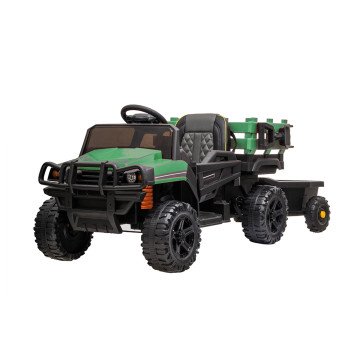 Детский квадроцикл с прицепом 2WD 12V Bettyma - BDM0926-GREEN