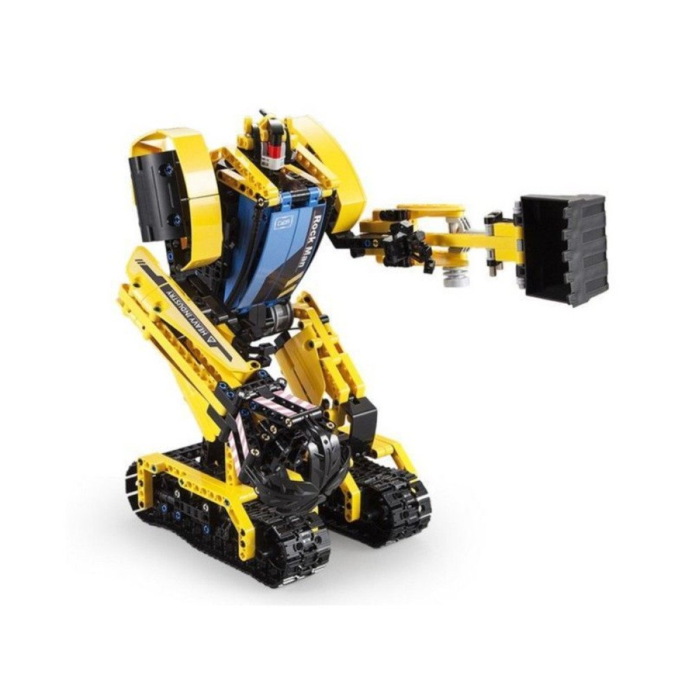 Радиоуправляемый конструктор CADA 2 в 1 экскаватор ROCK MAN (930 деталей) - C51026W