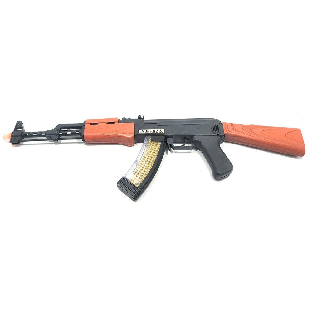 Автомат АК-47 (64 см, свет, звук, на батарейках) - AK838-1