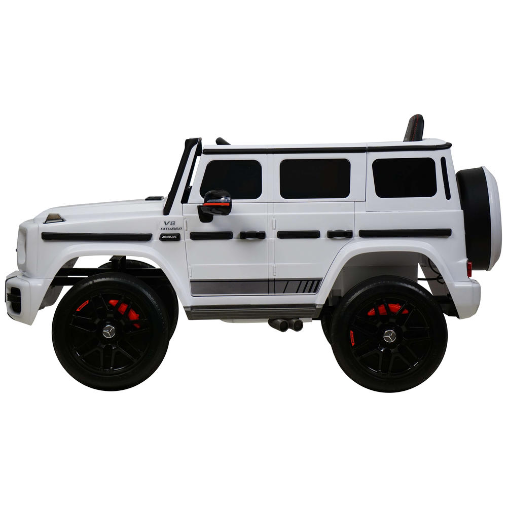 Детская машина Mercedes-Benz G63 AMG 12V с высокой дверью - BBH-0002H-WHITE