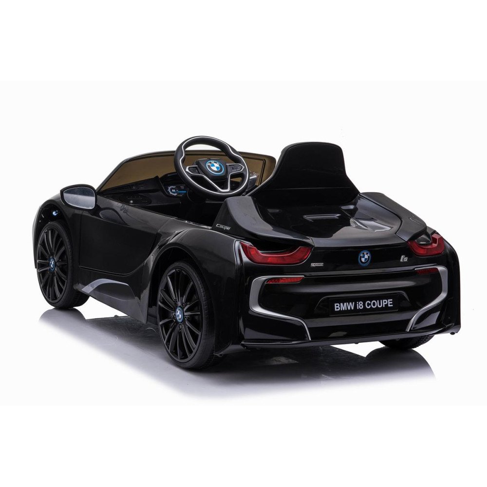 Детский электромобиль BMW i8 Coupe 12V - JE1001-BLACK-PAINT