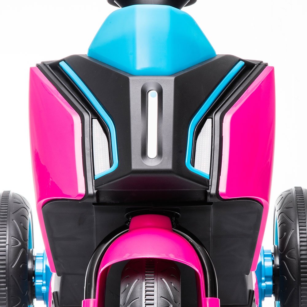 Детский скутер трицикл BMW Concept Link Style 6V 2WD - HL700-3-PINK