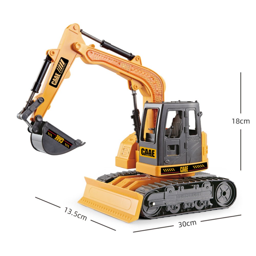 Радиоуправляемый экскаватор RuiCheng CAAE масштаб 1:45 (часы + пульт 2.4G) - RUI-9303A