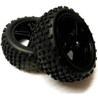 Передние колеса в сборе HSP (06008+06009) - HSP06010-BLACK