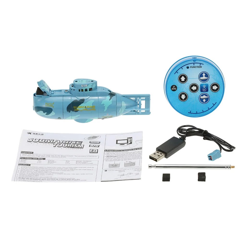 Радиоуправляемая подводная лодка Blue Submarine - CT-3311-BLUE 