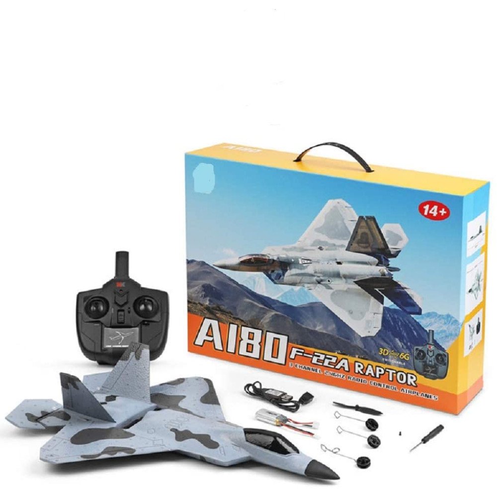 Радиоуправляемый самолет XK Innovation IMITATE F22A RAPTOR RTF 2.4G - A180-F22