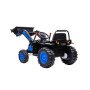 Детская машина трактор с ковшом и пультом управления (синий, 2WD, EVA) - HL389-LUX-BLUE