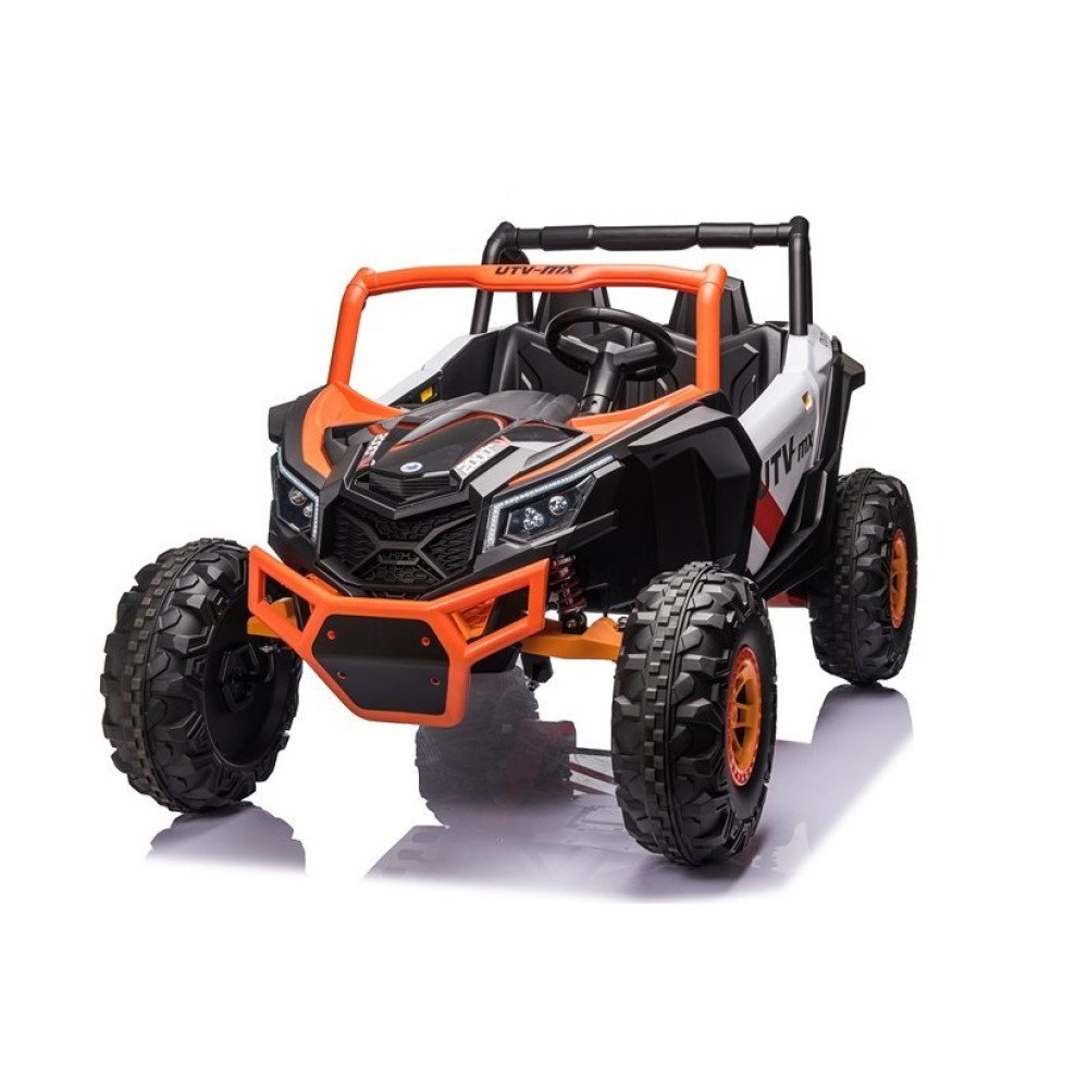 Двухместный багги XMX 613 (оранжевый, MP4, EVA, 4WD, 24V) - XMX613-4WD-24V-ORANGE-MP4