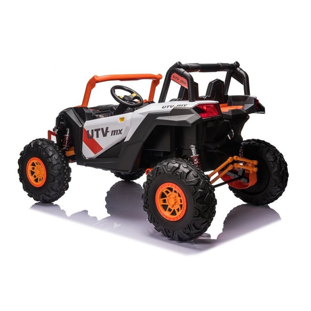 Двухместный багги XMX 613 (оранжевый, MP4, EVA, 4WD, 24V) - XMX613-4WD-24V-ORANGE-MP4