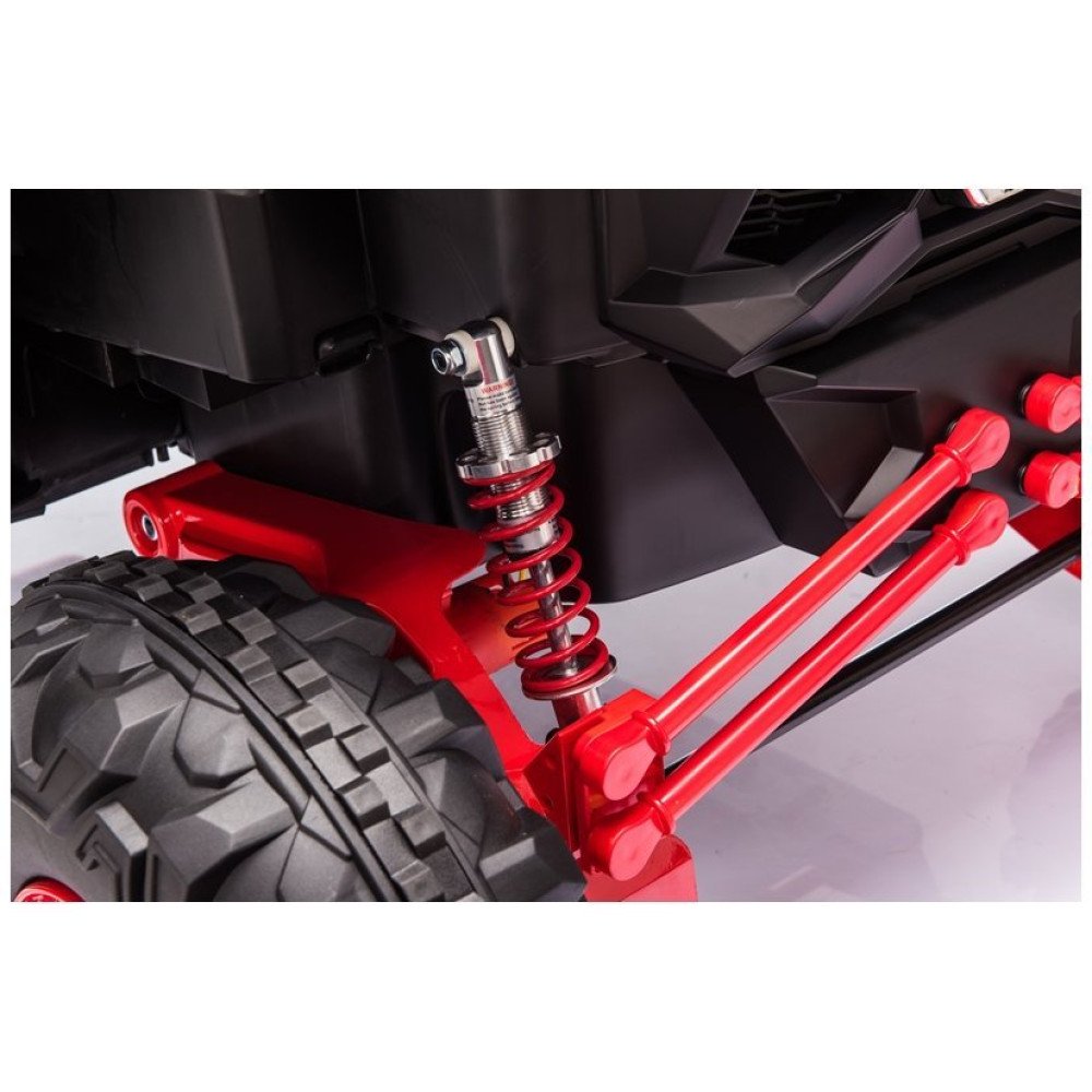Детский электромобиль XMX 613 Багги (красный, MP4, EVA, 4WD, 24V) - XMX613-4WD-24V-RED-MP4