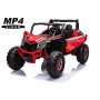 Детский электромобиль XMX 613 Багги (красный, MP4, EVA, 4WD, 24V) - XMX613-4WD-24V-RED-MP4