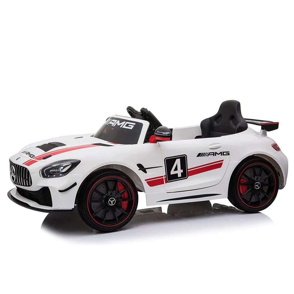 Детский электромобиль Hollicy Mercedes GT4 AMG White 12V - SX1918S-WHITE