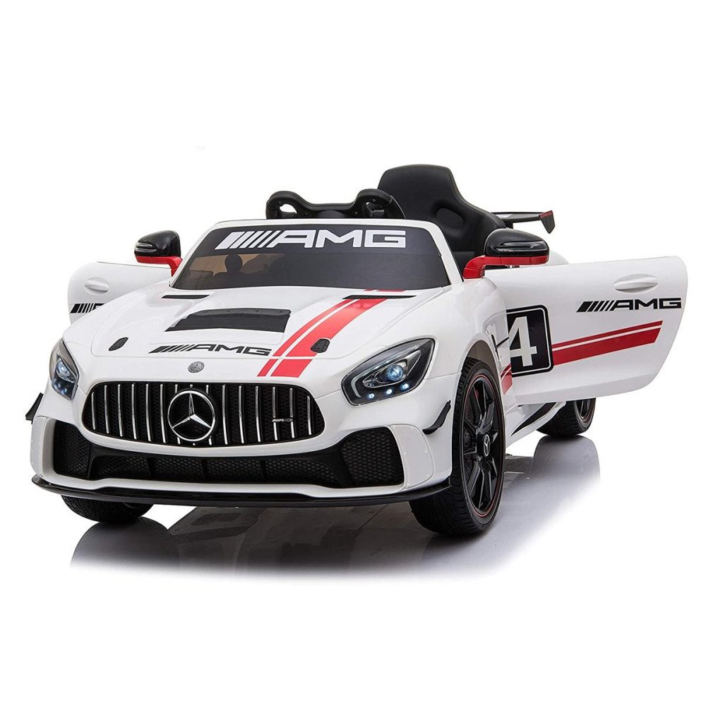 Детский электромобиль Hollicy Mercedes GT4 AMG White 12V - SX1918S-WHITE