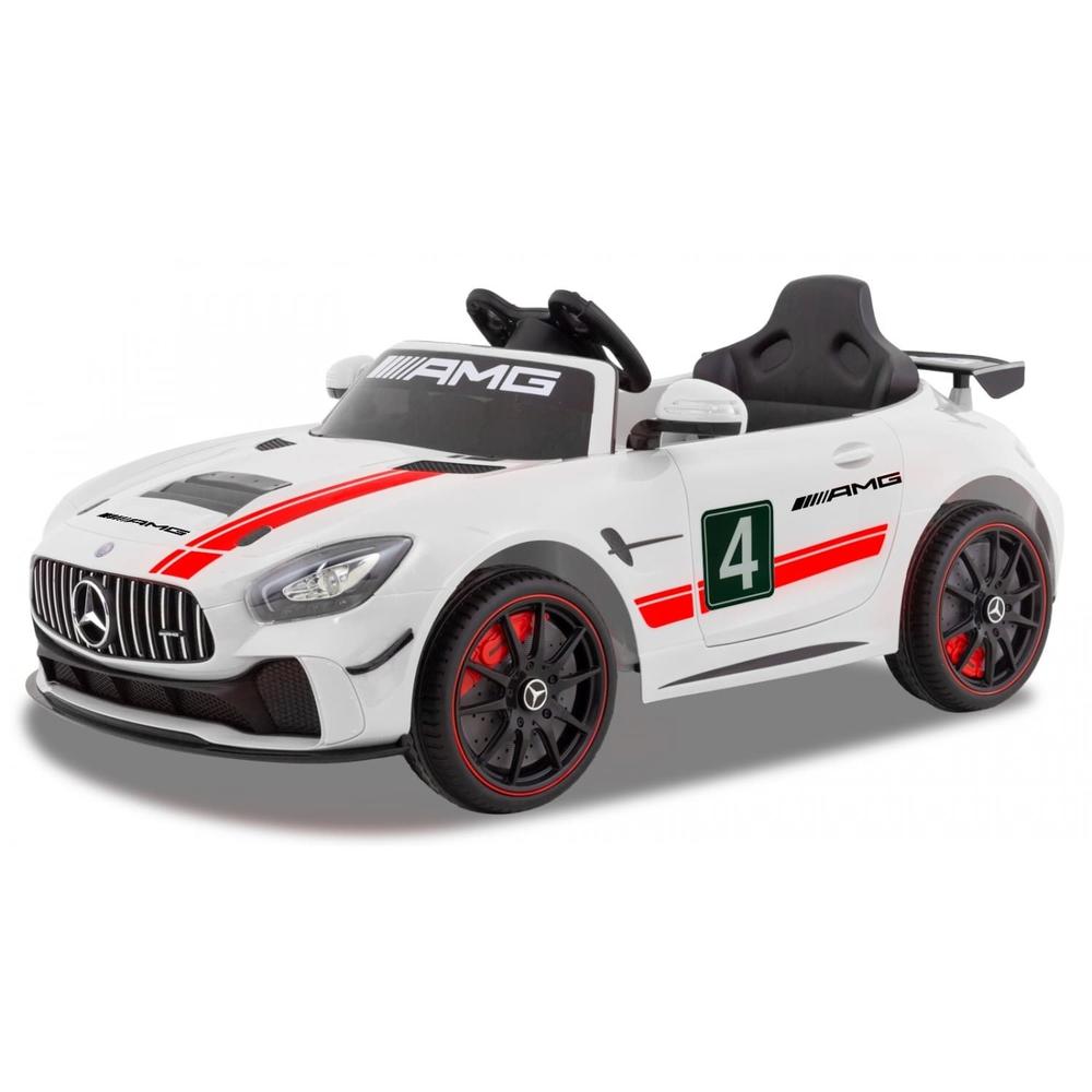 Детский электромобиль Hollicy Mercedes GT4 AMG White 12V - SX1918S-WHITE