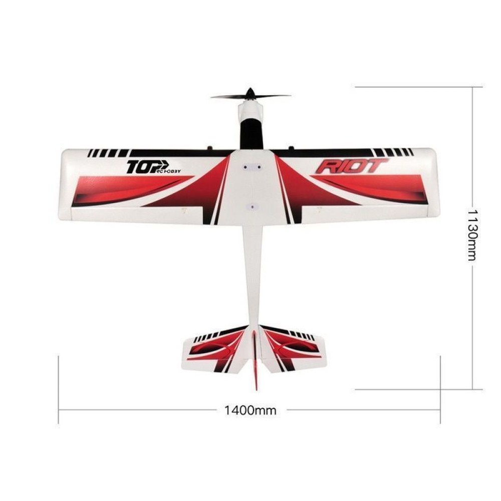 Радиоуправляемый самолет Top RC Riot Pro 1400мм 2.4G RTF - TOP049E