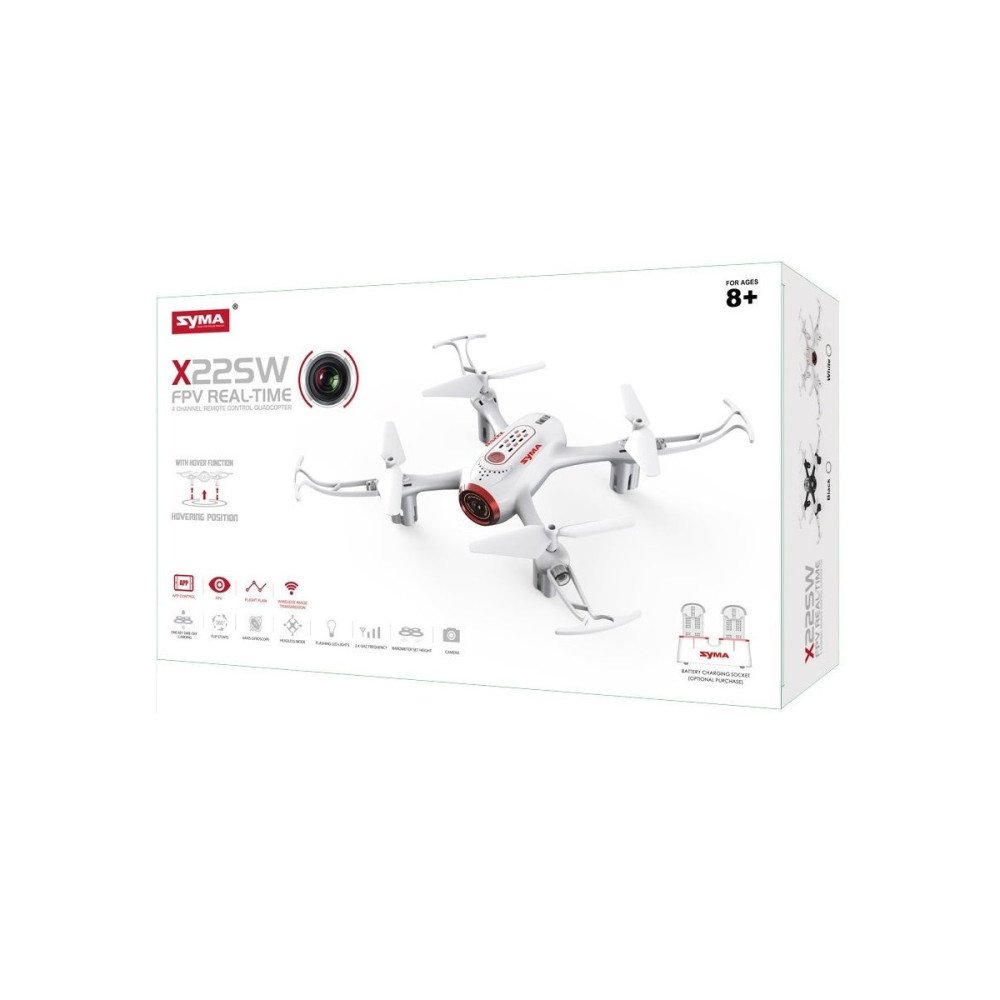 Радиоуправляемый квадрокоптер Syma X22SW Black FPV RTF 2.4G - SYMA-X22SW-BLACK